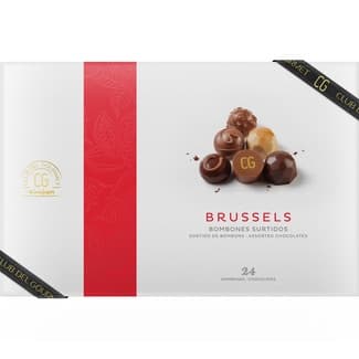 Brussels bombones surtidos 6 variedades 24 unidades estuche 280 g - Club Del Gourmet