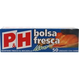 Bolsa fresca de congelación Uno 15x28 caja 50 unidades - P&h