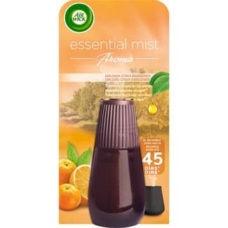 Ambientador Essential Mist Explosión Cítrica recambio 20 ml - Air Wick