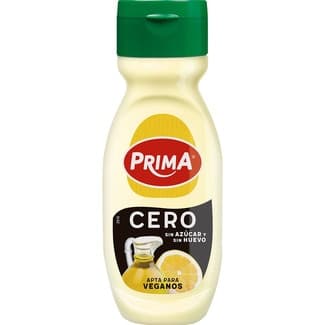 Mayonesa cero sin azúcar y sin huevo envase 255 ml - Prima