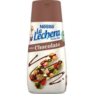 Leche condensada con chocolate sirve fácil envase 450 g - La Lechera