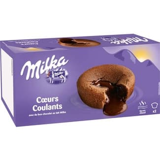 Coulant de chocolate pack 2 unidades 90 g - Milka