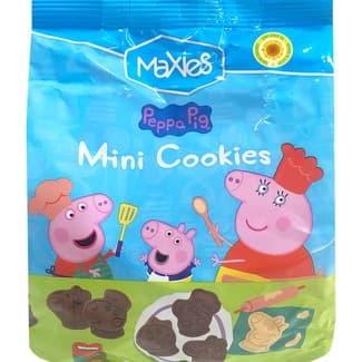 Peppa pig mini cookies de chocolate paquete 250 g - Maxies