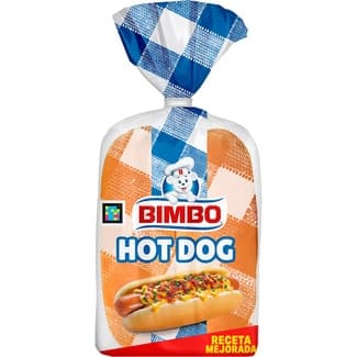 Hot Dog pan de perritos bolsa 4 unidades bolsa 220 g - Bimbo