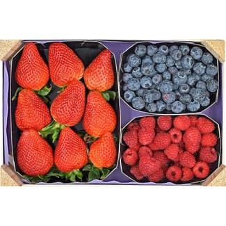 Fresa, arándano y frambuesa caja 750 g