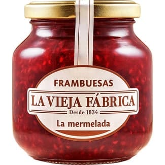Mermelada de frambuesas frasco 350 g - La Vieja Fabrica