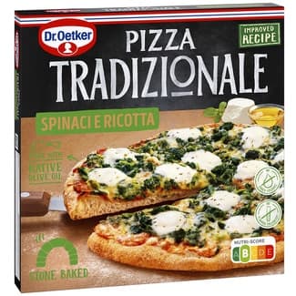 Pizza de espinacas y ricotta estuche 405 g - Dr.oetker Tradizionale