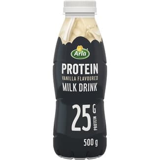 Protein batido con proteínas de vainilla sin azúcares añadidos sin lactosa botella 479 ml - Arla