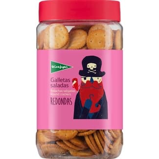 Galletas saladas redondas bote 350 g - El Corte Ingles