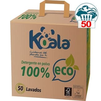 Detergente en polvo Eco caja 50 dosis - Koala