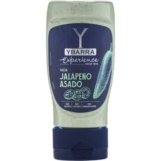Salsa jalapeño asado sin gluten sin lactosa envase 250 ml - Ybarra