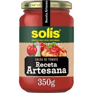 Salsa de tomate receta artesana sin gluten frasco 350 g - Solis