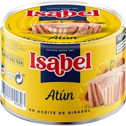 Atún en aceite girasol lata 260 g neto escurrido - Isabel