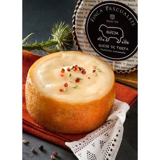 La Retorta queso de oveja cremoso curado de Extremadura peso aproximado pieza 500 g - Finca Pascualete