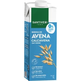 Calciavena bebida de avena sin lactosa y sin azúcares añadidos envase 1 l - Santiveri