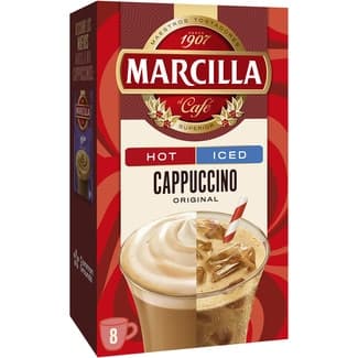 Café soluble Cappuccino Hot / Ice original estuche 8 unidades - Marcilla