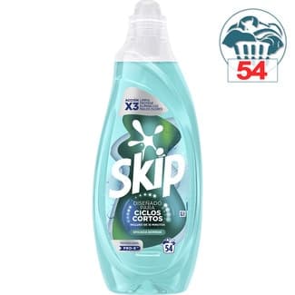 Detergente máquina líquido para ciclos cortos eficacia express elimina los malos olores botella 54 dosis - Skip