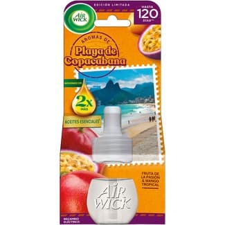 Ambientador eléctrico difusor inteligente Playa de Copacabana Fruta de la pasión & mango - Air Wick