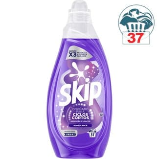 Detergente máquina líquido para ciclos cortos Ropa Blanca botella 37 dosis - Skip