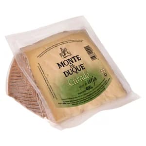 MONTE DUQUE Cuña de queso curado de oveja pasteurizada MONTE DUQUE 400 g.