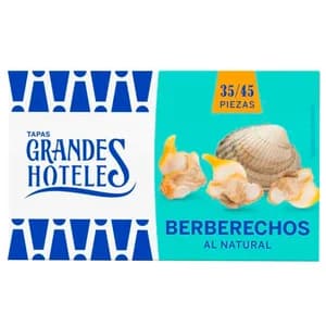 GRANDES HOTELES Berberechos al natural 35/45 63g.