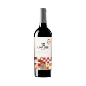 LOS DOCE LINAJES DE SORIA Vino tinto roble con D.O. Ribera del Duero roble 12 LINAJES botella de 75 cl.