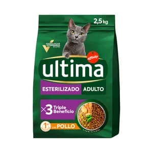ULTIMA Alimento de gato adulto esterilizado 2,5kg