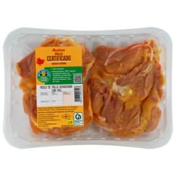 ALCAMPO CULTIVAMOS LO BUENO Muslos de pollo certificado, deshuesado y con piel (escalopes).