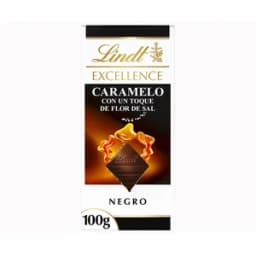 LINDT Chocolate negro 70 % cacao con sal 100 g.