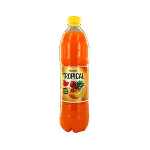 PRODUCTO ALCAMPO Refresco sabor tropical sin gas botella de 1,5 l.
