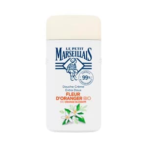 LE PETIT MARSEILIAIS Gel crema para baño o ducha extra suave, hidratante y nutritivo con flor de Azahar 250 ml.