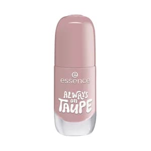 ESSENCE tono 37 Always on taupe beige gris suave Esmalte de uñas en gel de larga duración.