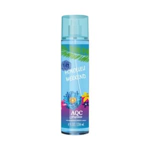 AQC FRAGANCES Honolulu weekend Fragancia corporal para mujer con vaporizador en spray 250 ml.