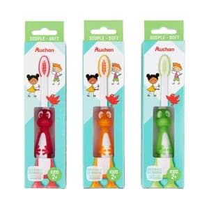 PRODUCTO ALCAMPO Cepillo de dientes infantil (a partir de 2 años) con filamentos suaves.