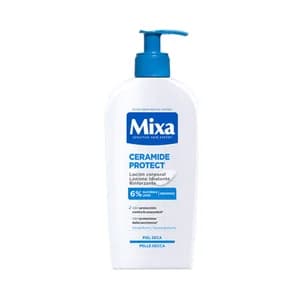 MIXA Ceramida protect Loción corporal hidratante para pieles secas 400 ml.
