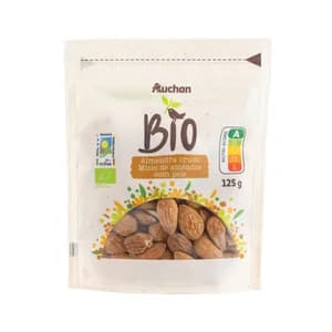 PRODUCTO ALCAMPO Bio Almendras crudas con piel ecológicas 125 g.