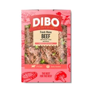 DIBO Comida húmeda para perro con vacuno 400g