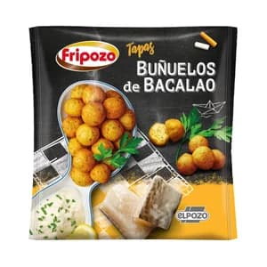 FRIPOZO Buñuelos de bacalao congelados Tapas 500 g.