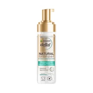 DELIAL Natural bronzer de Garnier Autobronceador con textura mousse con un 92% de ingredientes de origen natural 200 ml.