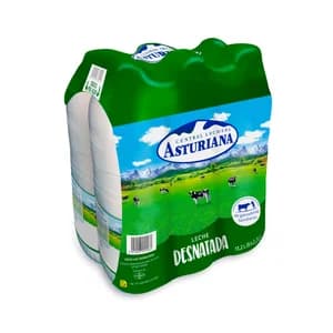 CENTRAL LECHERA ASTURIANA Leche de vaca desnatada, de origen español 6 x 2.2 l.