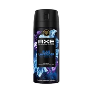 AXE Blue lavender Desodorante en spray para hombre, frescor hasta 72 horas 150 ml.