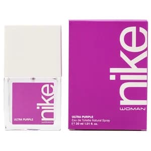 Eau de toilette para mujer con vaporizador en spray NIKE Ultra purple 30 ml.