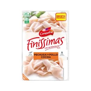 CAMPOFRÍO Pechuga de pollo cortada en lonchas CAMPOFRÍO Finissimas 110 g.