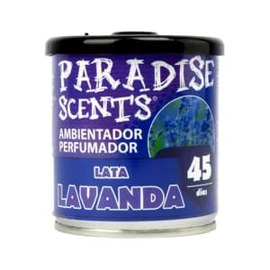 Ambientador en lata olor lavanda, 100g PARADISE SCENTS.