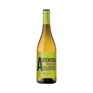 AUTÉNTICA Vino blanco con D.O. Rueda AUTÉNTICA botella de 75 cl.