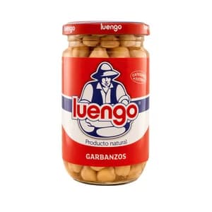 LUENGO Garbanzo cocidos en frasco 200 g.