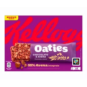 KELLOGG´S Barritas de cereales chocolate oaties 160 g.