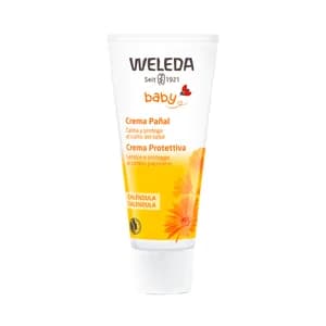 WELEDA Baby Crema protectora de la zona del pañal, sin perfume y con extracto de Caléndula 75 ml.