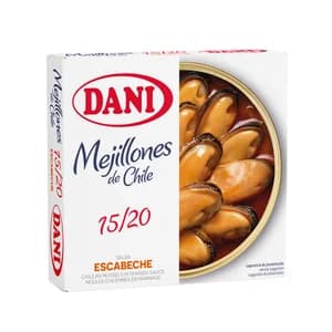 DANI Mejillones en escabeche picantes 15/20 111 gr