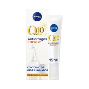 NIVEA Q10 energy Contorno de ojos energizante, para piel cansada y apagada 15 ml.